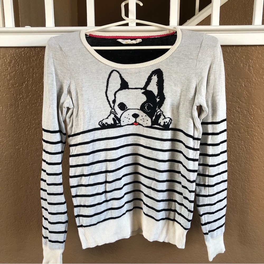 Dog sweater from Anthropologie